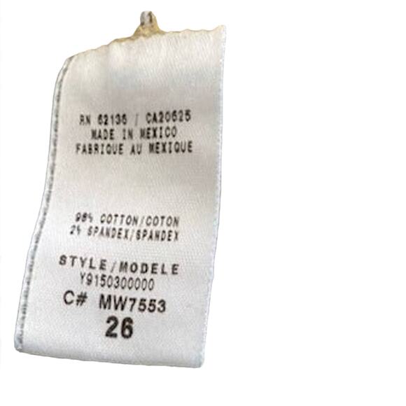 Guess Jeans Size 26 Raw Hem Distressed Jean/Denim Mini Skirt - Picture 5 of 5